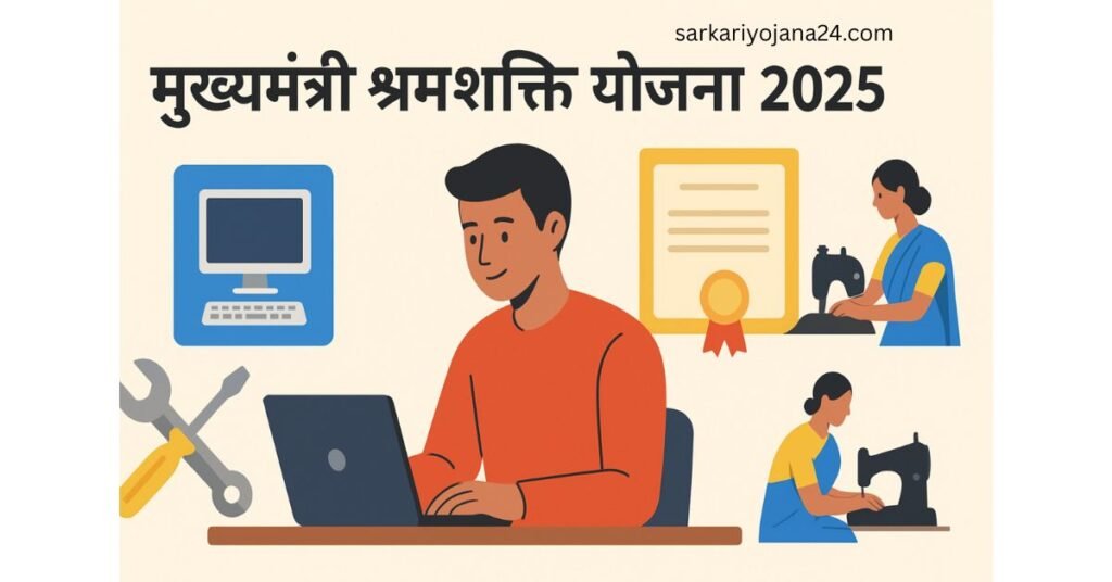 मुख्यमंत्री श्रमशक्ति योजना बिहार 2025 – कौशल विकास और स्वरोजगार का प्रतीकात्मक चित्र